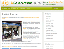Tablet Screenshot of blog.clicreservations.com